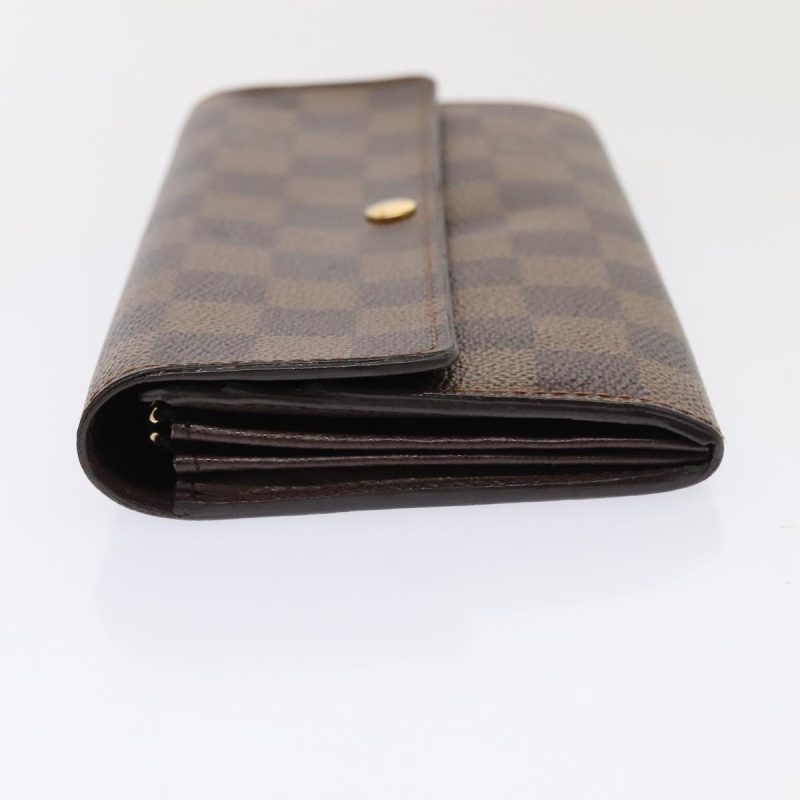 Louis Vuitton Damier Ebene Portefeuille Sarah Long Wallet N60491  88866 - Image 4