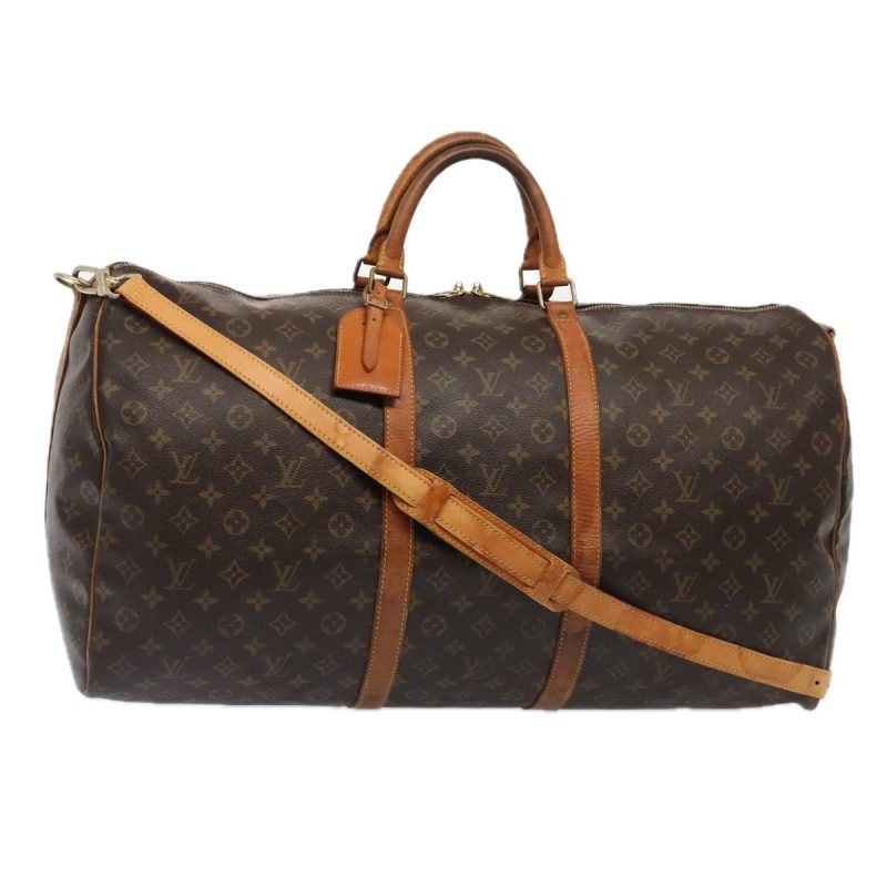 Louis Vuitton Monogram Keepall Bandouliere 60 Boston Bag M41412  88926