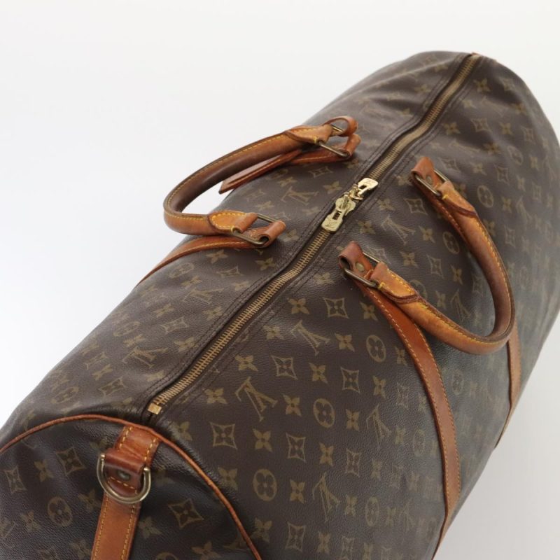 Louis Vuitton Monogram Keepall Bandouliere 60 Boston Bag M41412  88926 - Image 6