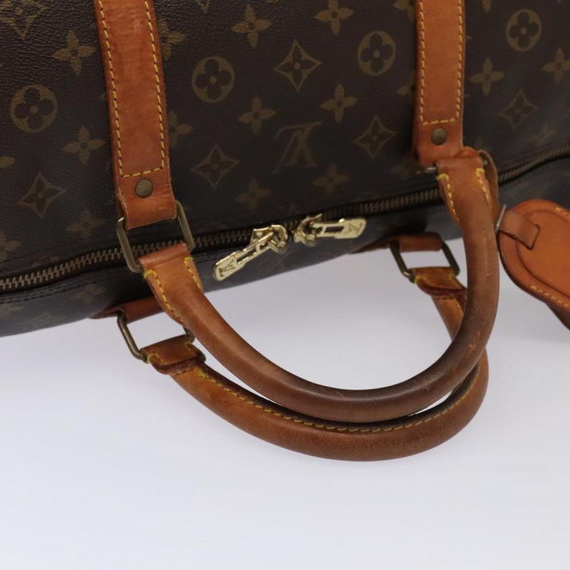 Louis Vuitton Monogram Keepall Bandouliere 60 Boston Bag M41412  88926 - Image 7
