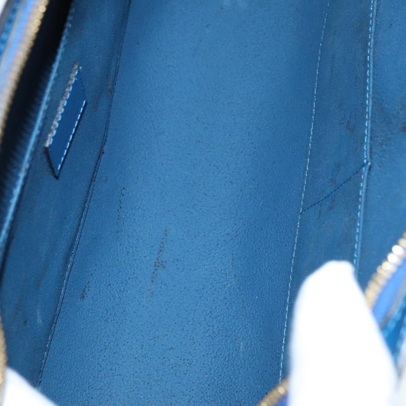 Louis Vuitton Epi Dauphine GM Pouch Blue M48435  88933 - Image 10