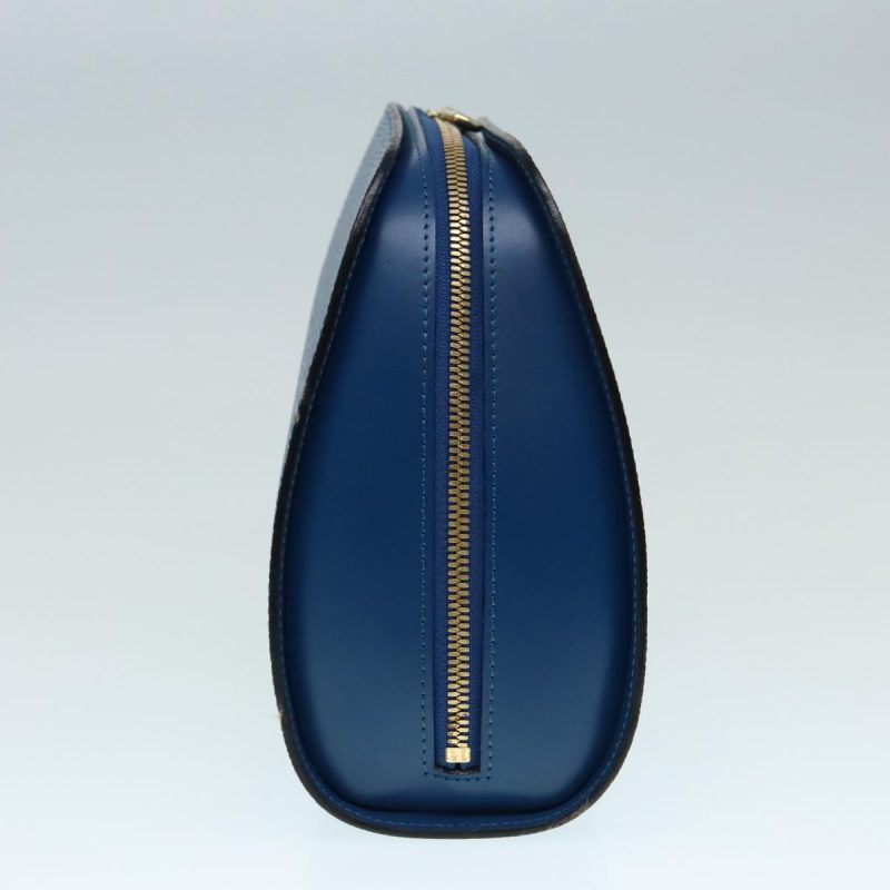 Louis Vuitton Epi Dauphine GM Pouch Blue M48435  88933 - Image 4