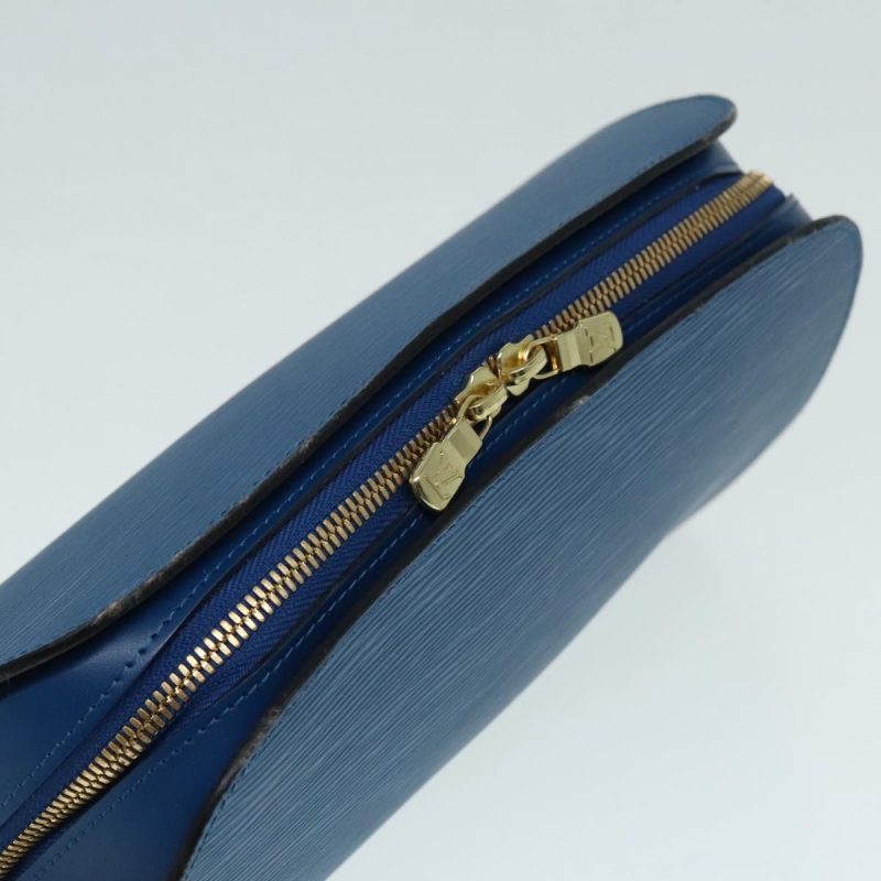 Louis Vuitton Epi Dauphine GM Pouch Blue M48435  88933 - Image 5