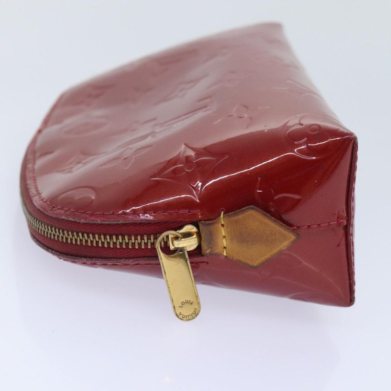 Louis Vuitton Vernis Pochette Cosmetic Pouch Pomme D'amour M91496  88940 - Image 3