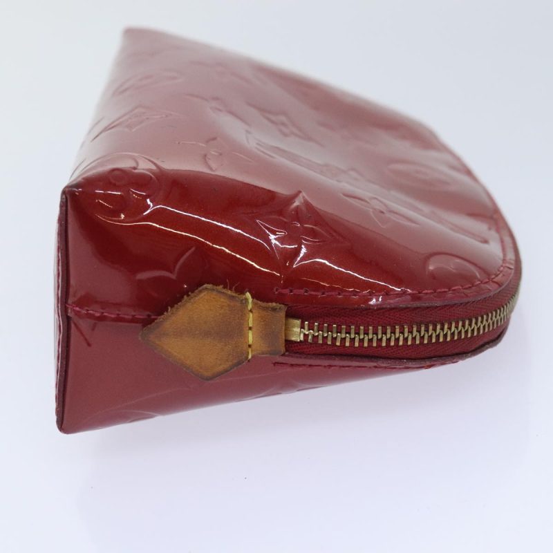 Louis Vuitton Vernis Pochette Cosmetic Pouch Pomme D'amour M91496  88940 - Image 4