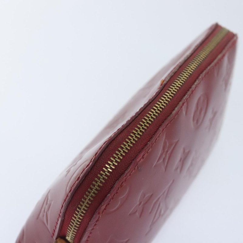 Louis Vuitton Vernis Pochette Cosmetic Pouch Pomme D'amour M91496  88940 - Image 5