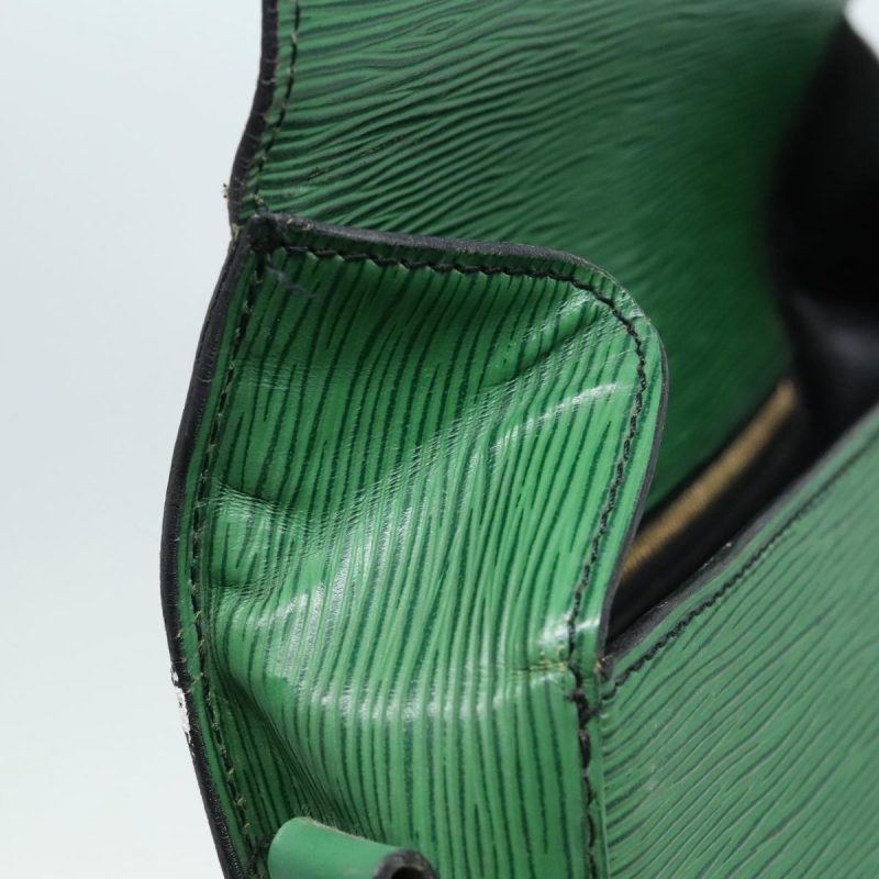 Louis Vuitton Epi Saint Cloud GM Shoulder Bag Green M52194  88948 - Image 9