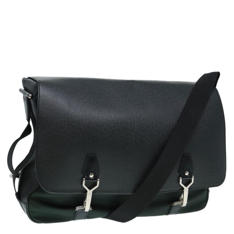 Louis Vuitton Taiga Leather Delsous Shoulder Bag Epicea M30164  88973