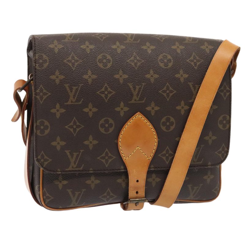 Louis Vuitton Monogram Cartouchiere GM Shoulder Bag M51252  88991
