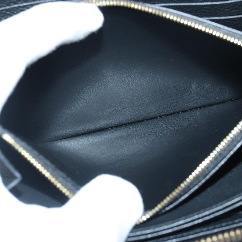 Louis Vuitton Monogram Empreinte Zippy Wallet Black M61864  89010A - Image 10