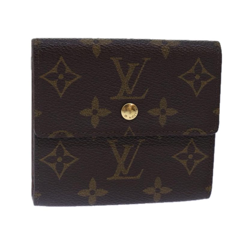 Louis Vuitton Monogram Portefeuille Elise Trifold Wallet M61654  89012