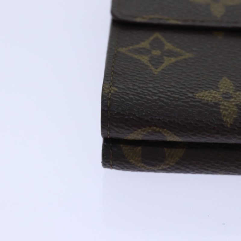 Louis Vuitton Monogram Portefeuille Elise Trifold Wallet M61654  89012 - Image 7