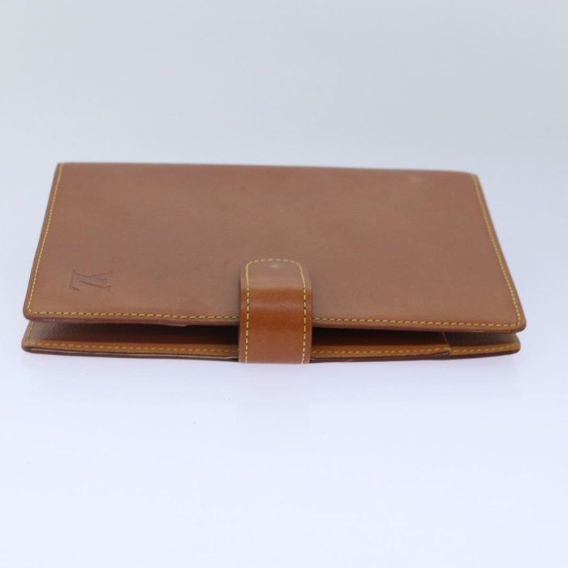 Louis Vuitton Nomad leather Agenda MM Day Planner Cover Beige R20473 Auth 89021 - Image 3