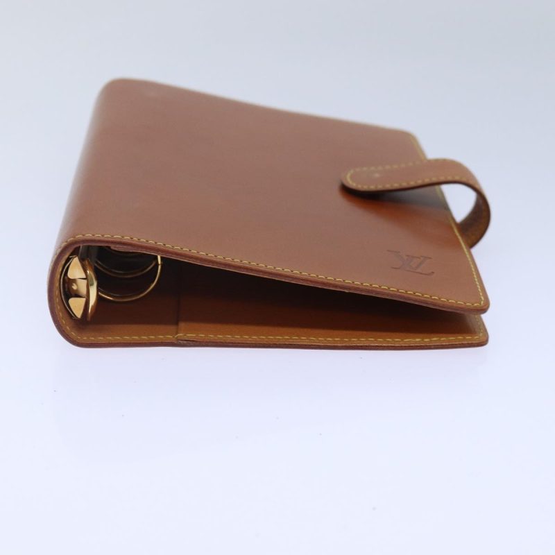 Louis Vuitton Nomad leather Agenda MM Day Planner Cover Beige R20473 Auth 89021 - Image 6
