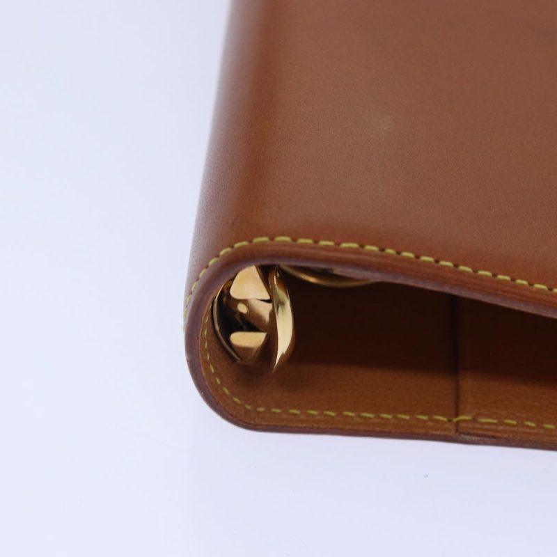 Louis Vuitton Nomad leather Agenda MM Day Planner Cover Beige R20473 Auth 89021 - Image 7