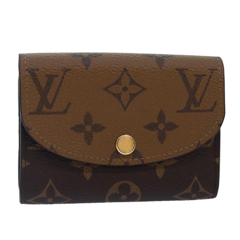 Louis Vuitton Monogram Reverse Porte Monnaie Rosary Purse M82333  89054A