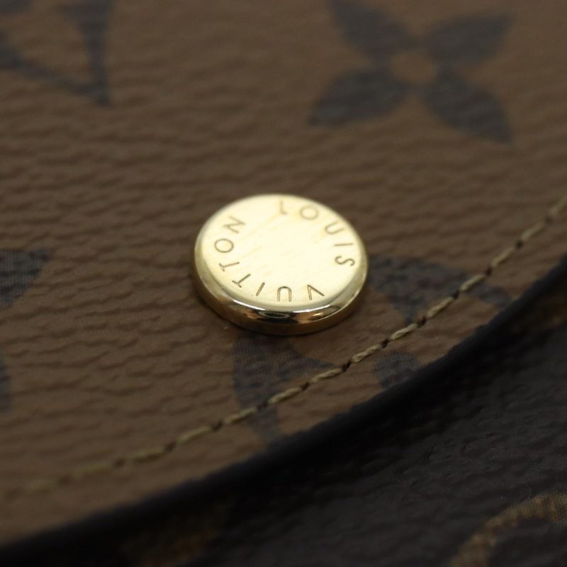 Louis Vuitton Monogram Reverse Porte Monnaie Rosary Purse M82333  89054A - Image 7