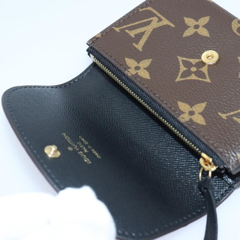 Louis Vuitton Monogram Reverse Porte Monnaie Rosary Purse M82333  89054A - Image 9