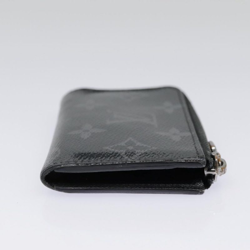 Louis Vuitton Monogram Eclipse Porte monnaie Jour Coin Purse M63536 Auth 89055 - Image 3