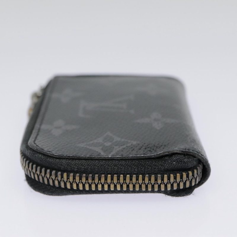 Louis Vuitton Monogram Eclipse Porte monnaie Jour Coin Purse M63536 Auth 89055 - Image 4