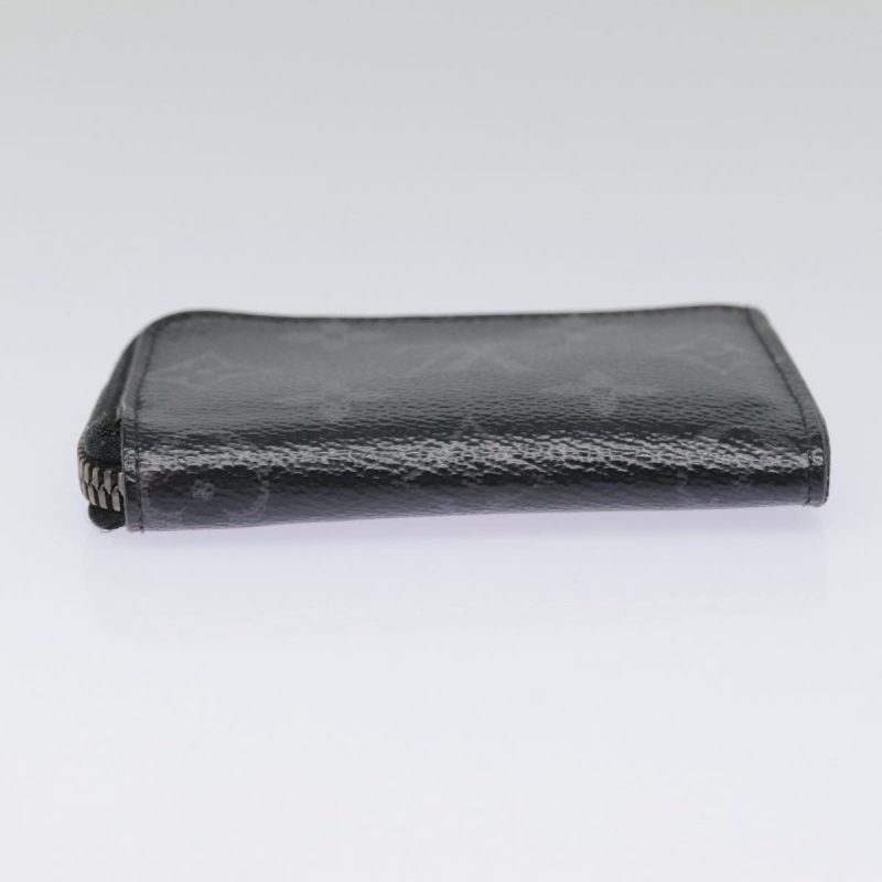 Louis Vuitton Monogram Eclipse Porte monnaie Jour Coin Purse M63536 Auth 89055 - Image 6
