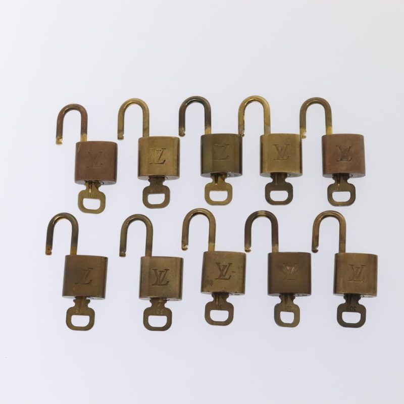 Louis Vuitton Padlock 10set metal Gold Tone  89070 - Image 8