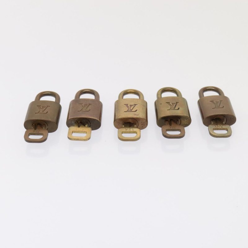 Louis Vuitton Padlock 10set metal Gold Tone  89074 - Image 4