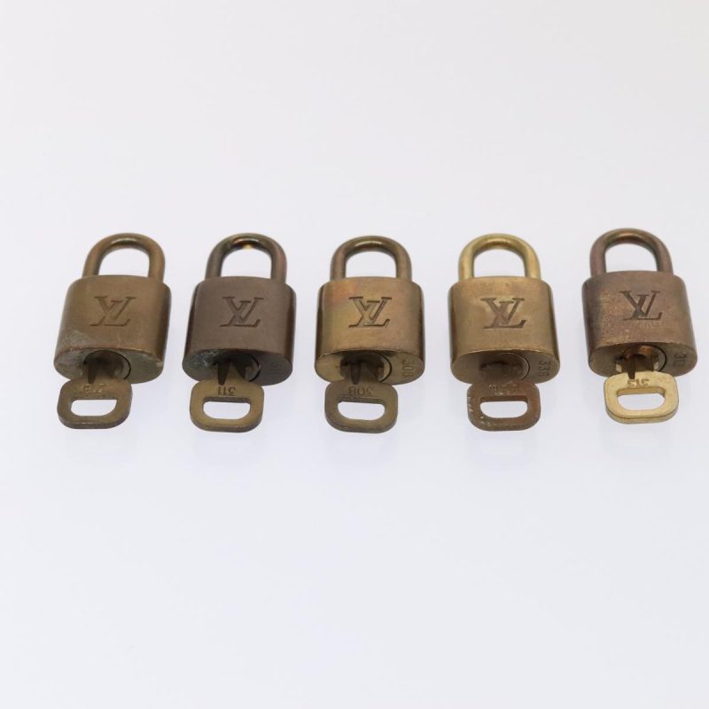Louis Vuitton Padlock 10set metal Gold Tone  89075 - Image 6