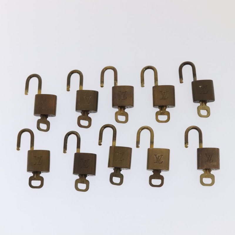 Louis Vuitton Padlock 10set metal Gold Tone  89075 - Image 8