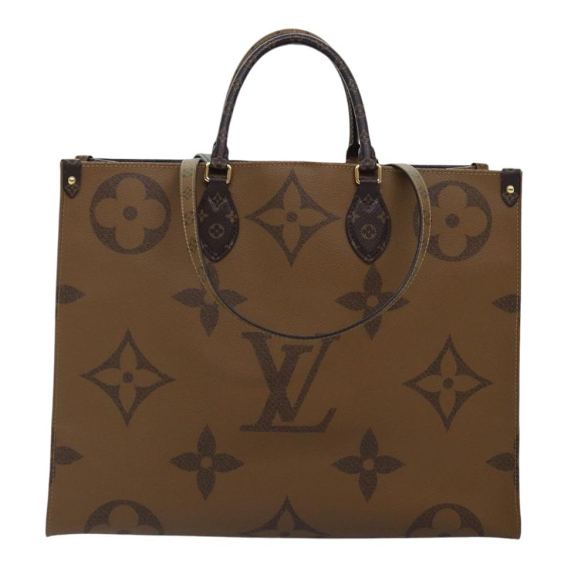 Louis Vuitton Monogram Reverse On-the-go GM Tote Bag M44576  89080A - Image 2