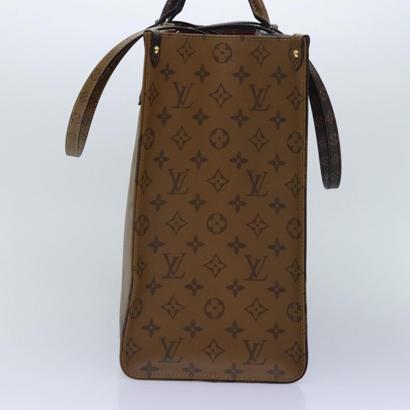 Louis Vuitton Monogram Reverse On-the-go GM Tote Bag M44576  89080A - Image 3