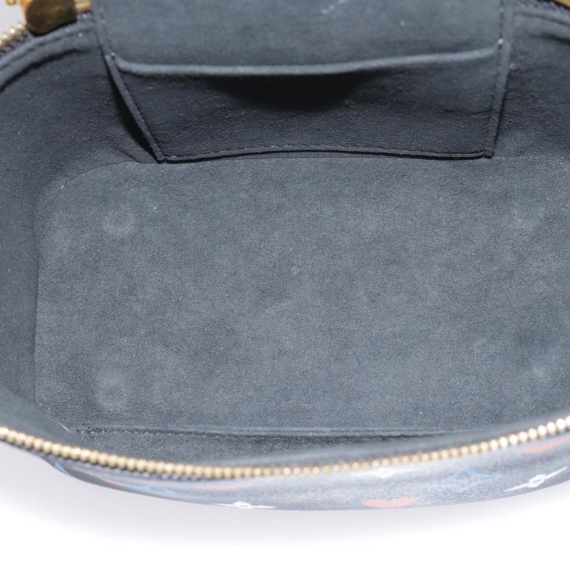 Louis Vuitton Monogram Game On Vanity PM Hand Bag Black M57482  89082S - Image 10