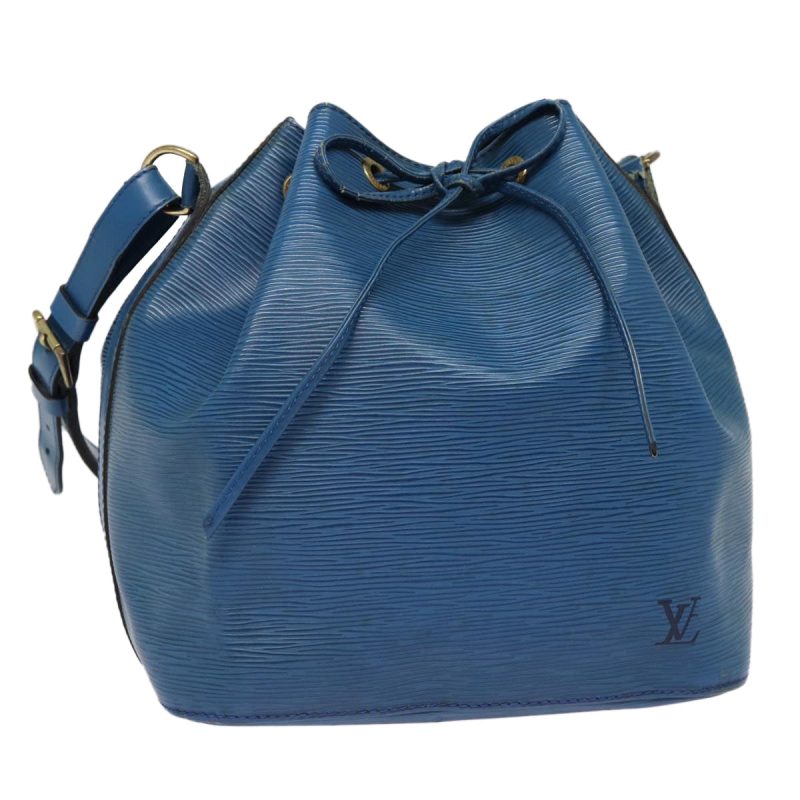 Louis Vuitton Epi Petit Noe Shoulder Bag Blue M44105  89128