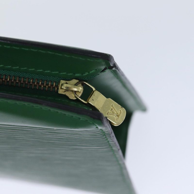 Louis Vuitton Epi Trousse Crete Pouch Green M48404  89183 - Image 9