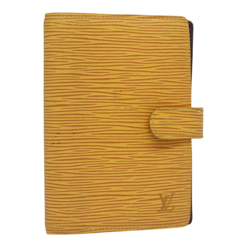Louis Vuitton Epi Agenda PM Day Planner Cover Yellow R20059  89186