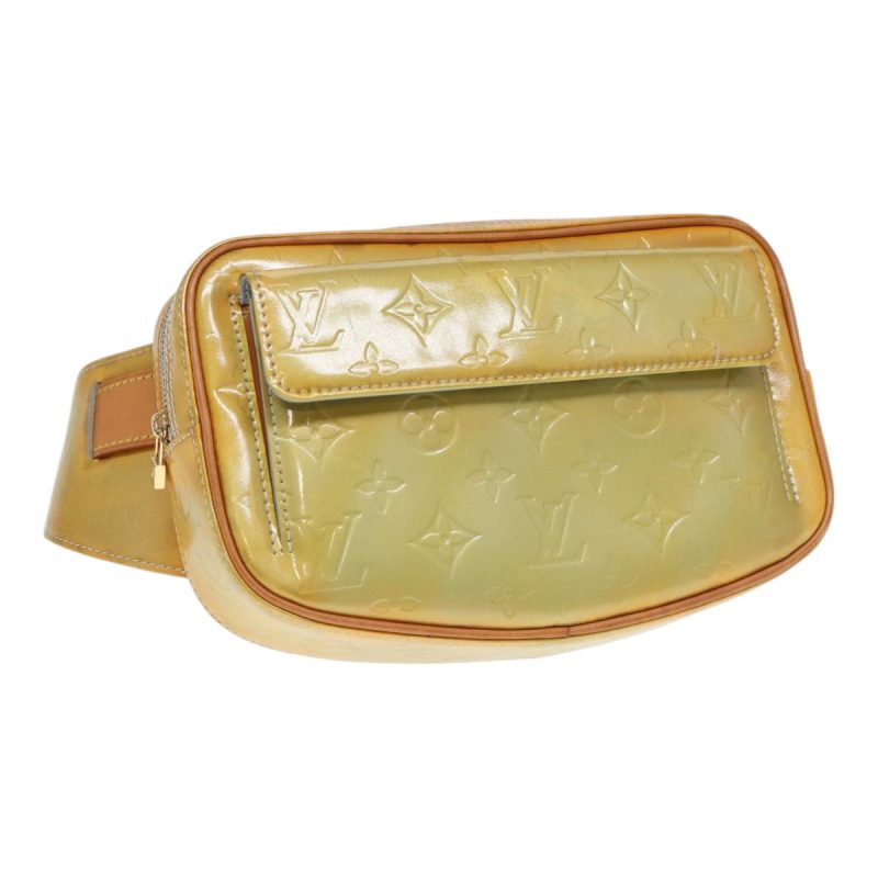 Louis Vuitton Monogram Vernis Fulton Waist bag Gris M91041  89189