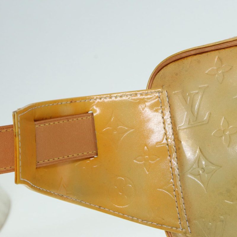 Louis Vuitton Monogram Vernis Fulton Waist bag Gris M91041  89189 - Image 3