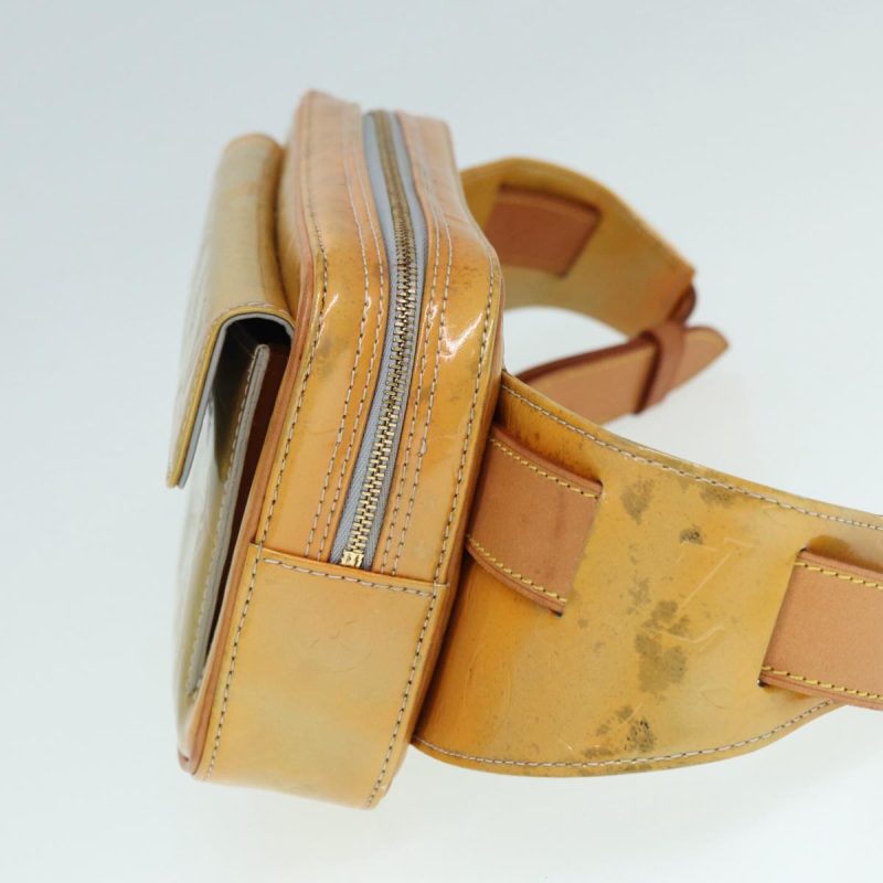 Louis Vuitton Monogram Vernis Fulton Waist bag Gris M91041  89189 - Image 5