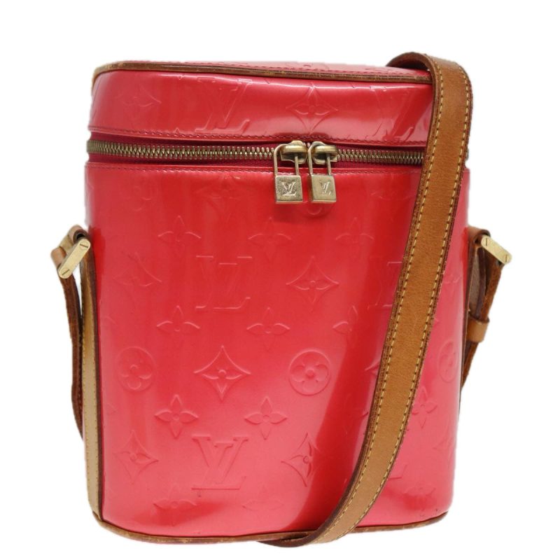 Louis Vuitton Monogram Vernis Sullivan Vertical Bag Pink M91259  89190