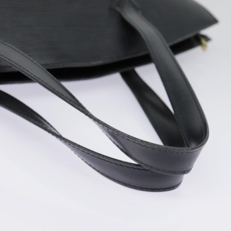 Louis Vuitton Epi Saint Jacques Hand Bag Black M52272  89204 - Image 7