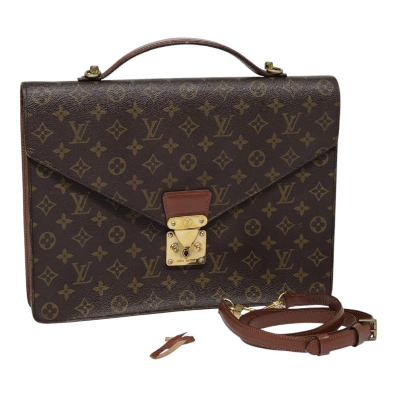 Louis Vuitton Monogram Porte Documents Bandouliere Bag M53338  89217