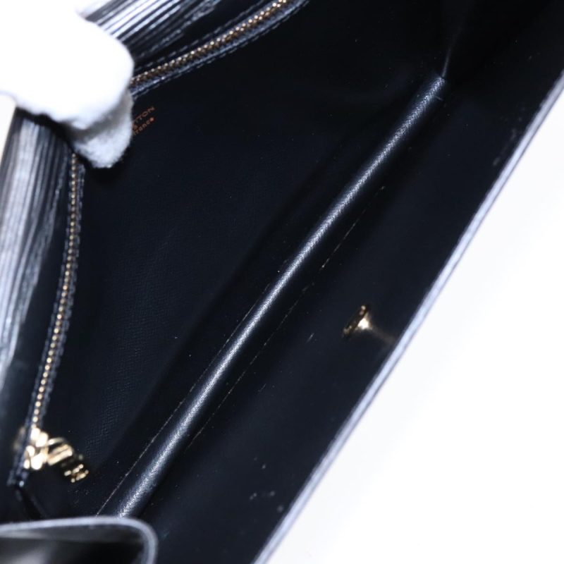 Louis Vuitton Epi Montaigne 27 Clutch Bag Black M52652  89262 - Image 7