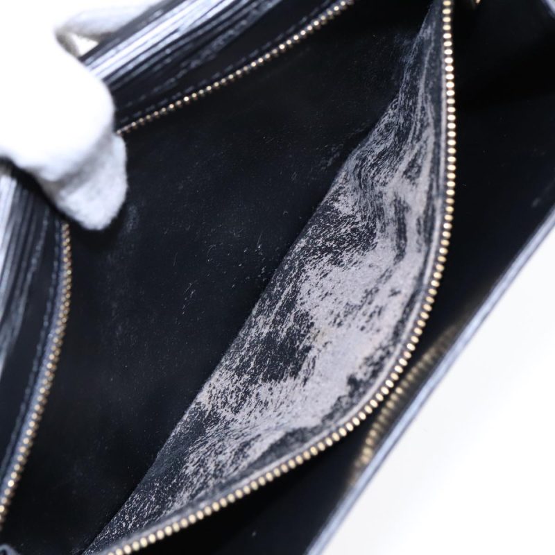 Louis Vuitton Epi Montaigne 27 Clutch Bag Black M52652  89262 - Image 9