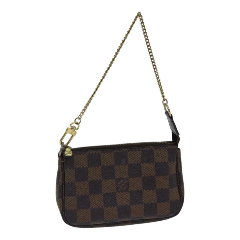 Louis Vuitton Damier Ebene Mini Pochette Accessoires Pouch N58009  89290