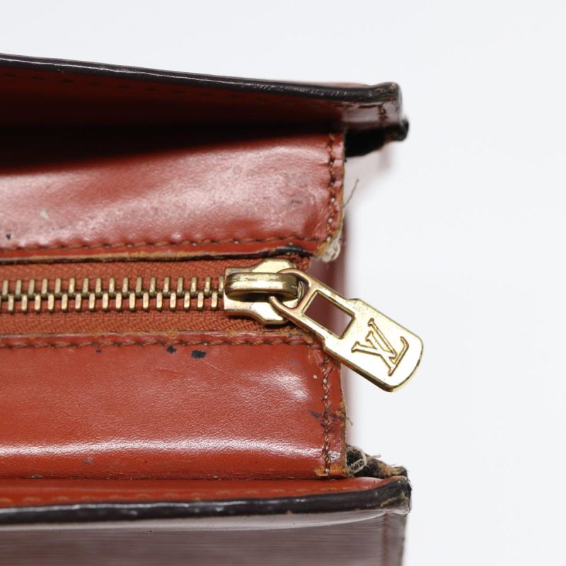 Louis Vuitton Epi Riviera Hand Bag Brown M48183  89311 - Image 10