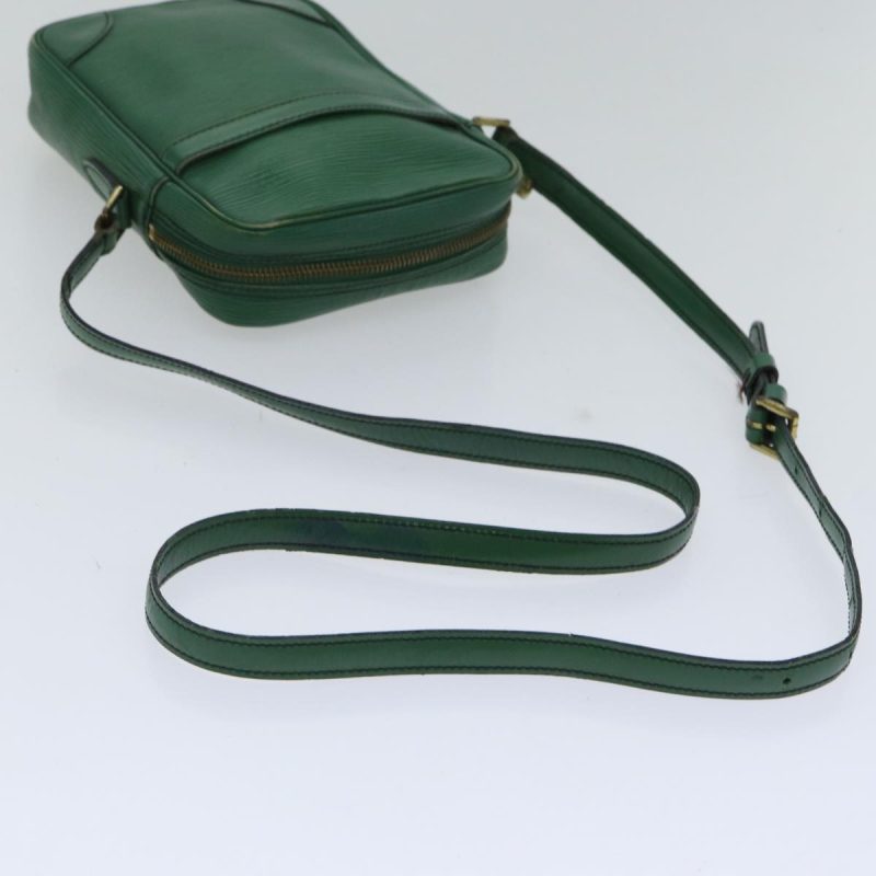 Louis Vuitton Epi Danube Shoulder Bag Green M45634  89323 - Image 7