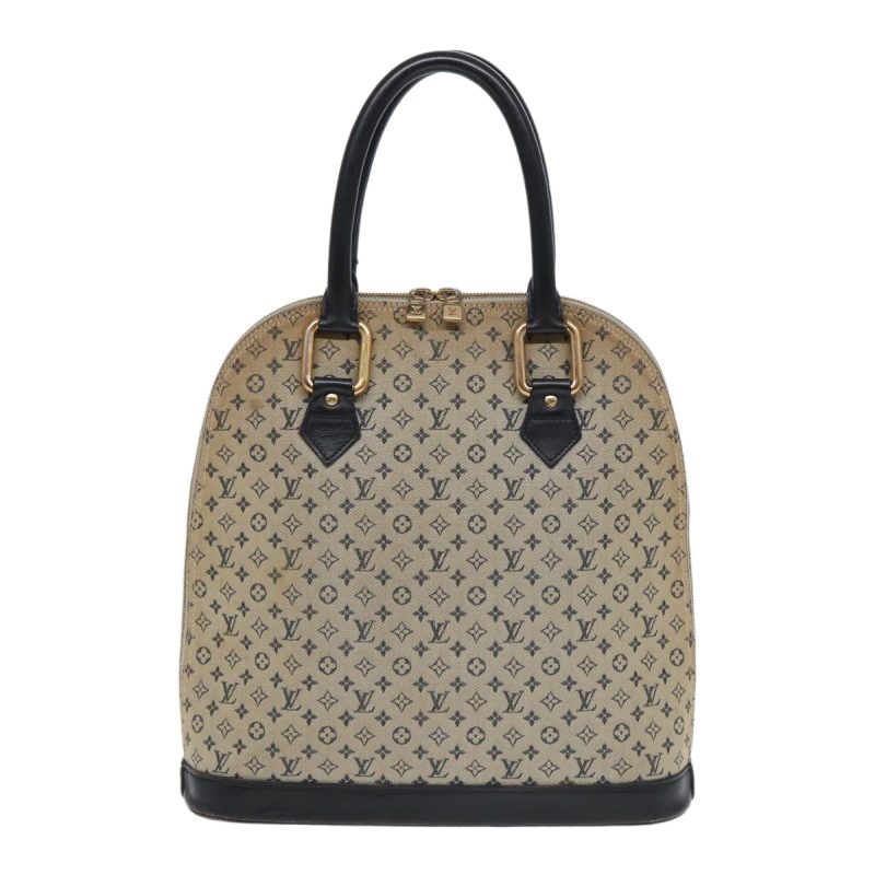 Louis Vuitton Monogram Mini Alma Haut Hand Bag Blue M92202  89330 - Image 2