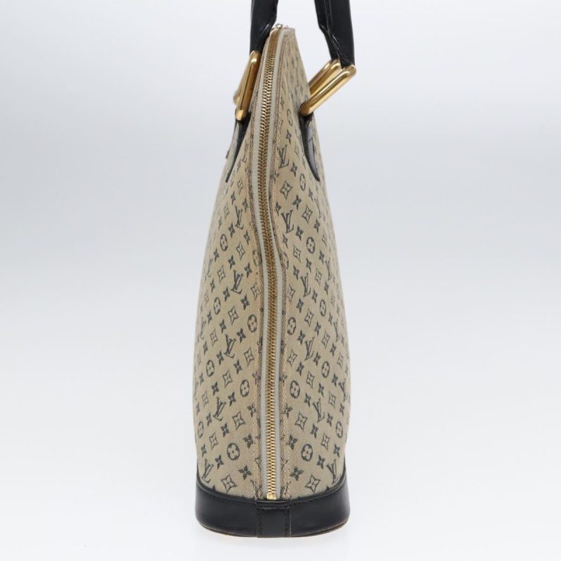 Louis Vuitton Monogram Mini Alma Haut Hand Bag Blue M92202  89330 - Image 3