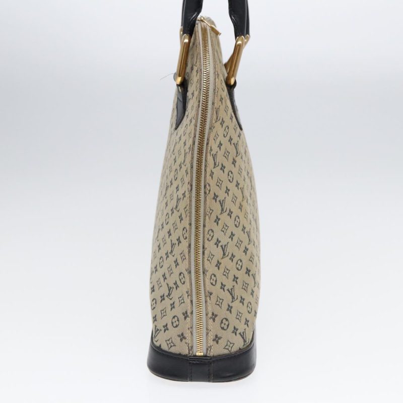 Louis Vuitton Monogram Mini Alma Haut Hand Bag Blue M92202  89330 - Image 4