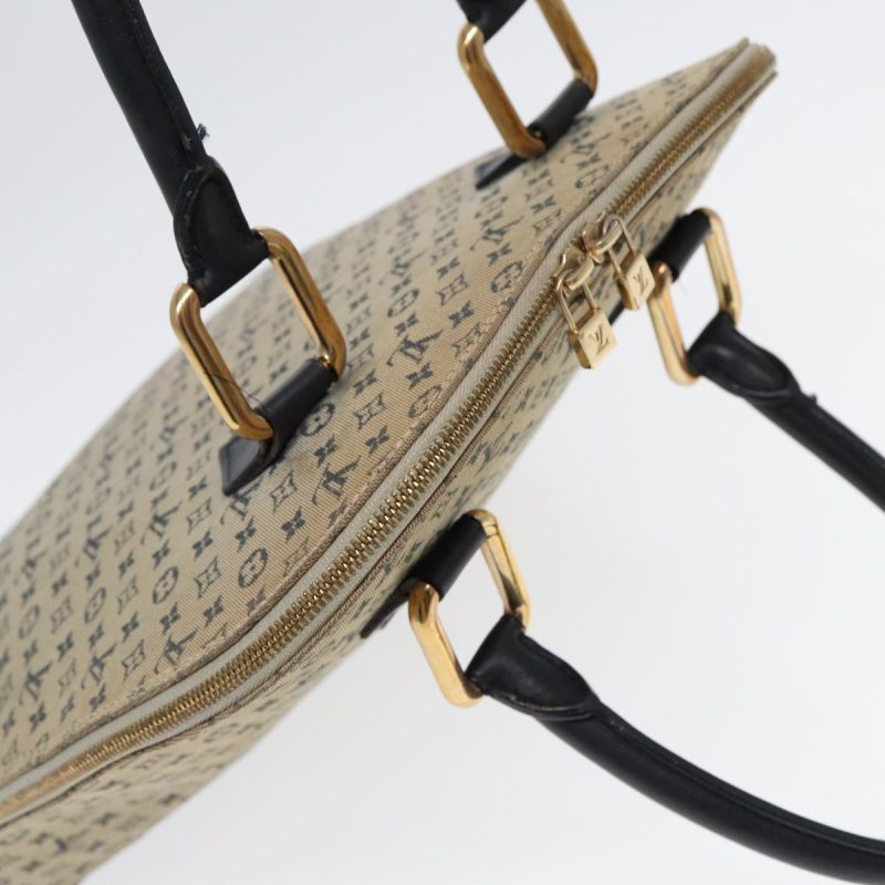 Louis Vuitton Monogram Mini Alma Haut Hand Bag Blue M92202  89330 - Image 6